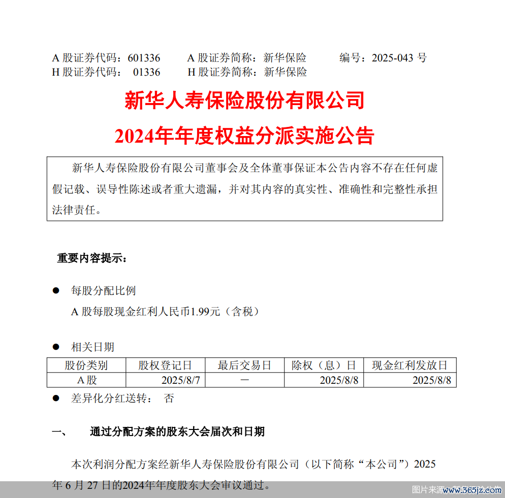 图片开始：新华保障公告